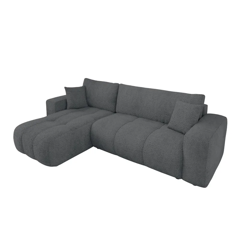 Flo Bäddsoffa med Divan 3-sits - Grå - Möbler - Soffa - Bäddsoffa
