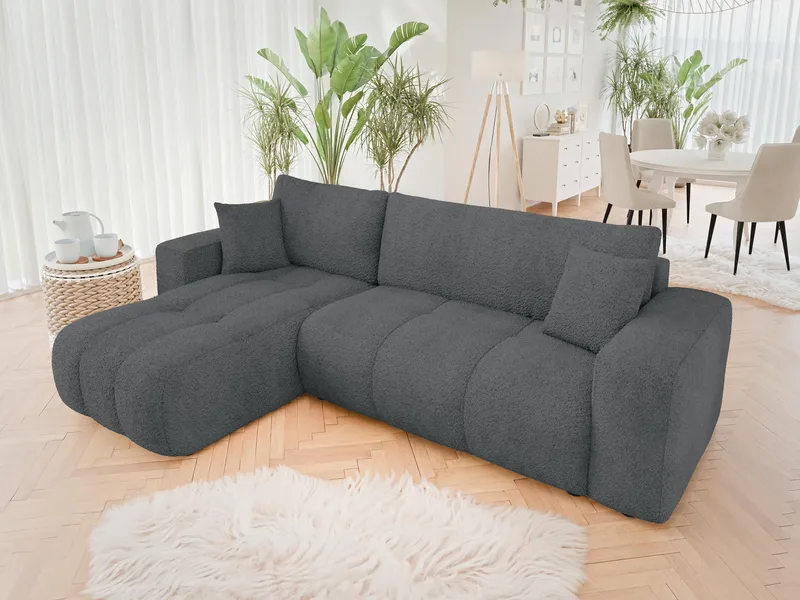 Flo Bäddsoffa med Divan 3-sits - Grå - Möbler - Soffa - Bäddsoffa