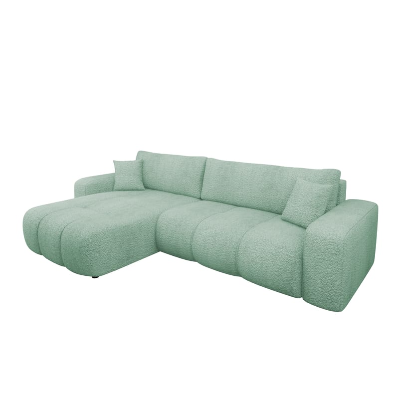Flo Bäddsoffa med Divan 3-sits - Grön - Möbler - Soffa - Bäddsoffa