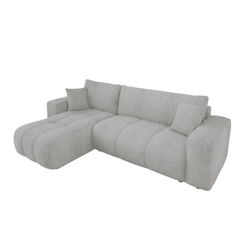 Flo Bäddsoffa med Divan 3-sits, Ljusgrå