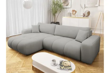 Flo Bäddsoffa med Divan 3-sits - Ljusgrå - Möbler - Soffa - Bäddsoffa