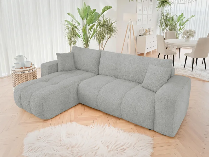 Flo Bäddsoffa med Divan 3-sits - Ljusgrå - Möbler - Soffa - Bäddsoffa