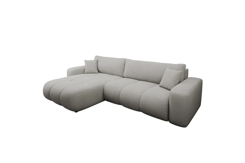 Flo Bäddsoffa med Divan 3-sits, Ljusgrå