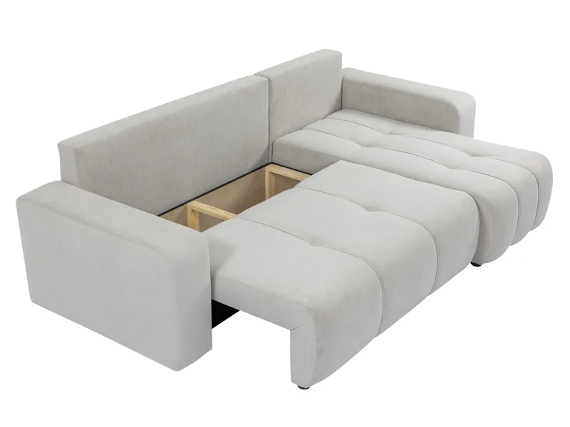 Flo Bäddsoffa med Divan 3-sits - Ljusgrå - Möbler - Soffa - Bäddsoffa