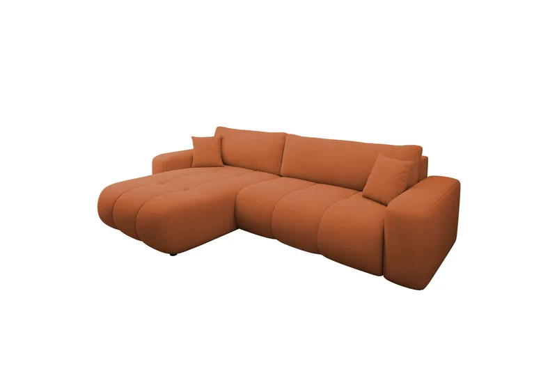 Flo Bäddsoffa med Divan 3-sits - Orange - Möbler - Soffa - Bäddsoffa