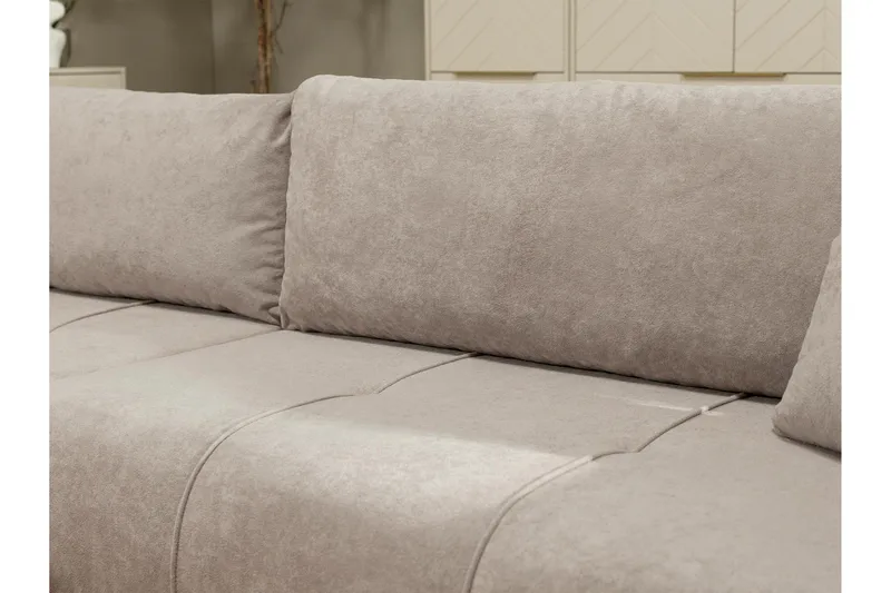 Flo Bäddsoffa med Divan 3-sits - Svart - Möbler - Soffa - Bäddsoffa