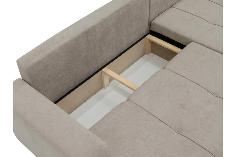 Flo Bäddsoffa med Divan 3-sits - Svart - Möbler - Soffa - Bäddsoffa