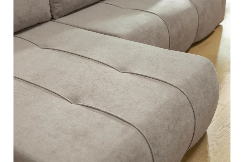 Flo Bäddsoffa med Divan 3-sits - Svart - Möbler - Soffa - Bäddsoffa
