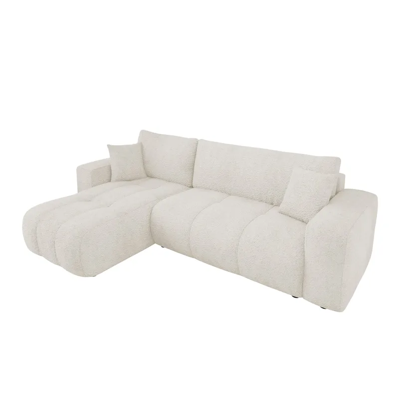 Flo Bäddsoffa med Divan 3-sits - Vit - Möbler - Soffa - Bäddsoffa