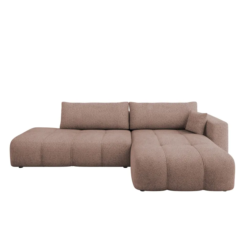 Flo Bäddsoffa med Divan 4-sits, Brun