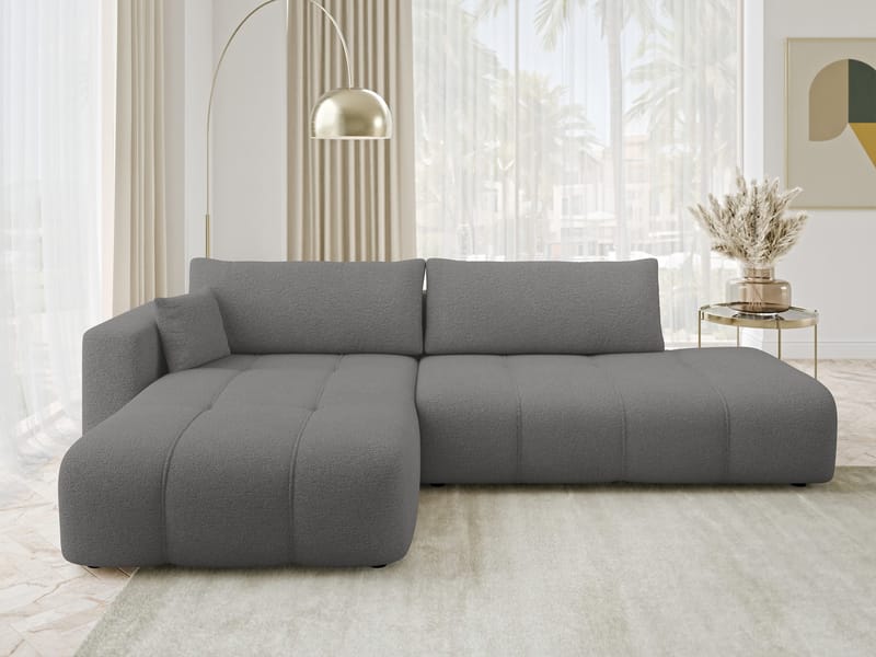 Flo Bäddsoffa med Divan 4-sits - Grå - Möbler - Soffa - Bäddsoffa