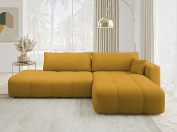 Flo Bäddsoffa med Divan 4-sits - Gul - Möbler - Soffa - Bäddsoffa