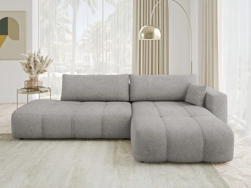 Flo Bäddsoffa med Divan 4-sits - Ljusgrå - Möbler - Soffa - Bäddsoffa