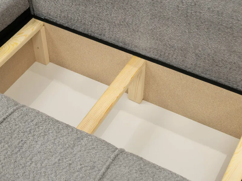 Flo Bäddsoffa med Divan 4-sits - Ljusgrå - Möbler - Soffa - Bäddsoffa