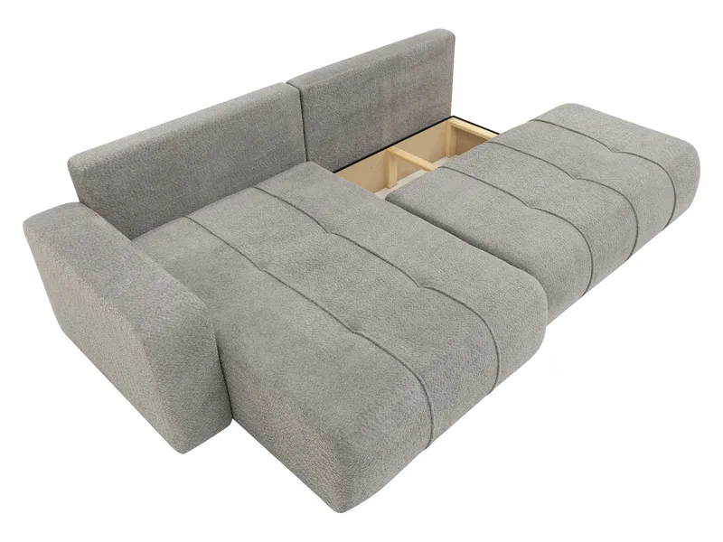 Flo Bäddsoffa med Divan 4-sits - Ljusgrå - Möbler - Soffa - Bäddsoffa