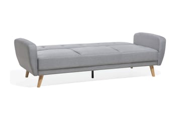 Florli 3-sits Fällbar Rektangulär Längsbäddad Bäddsoffa 104x190 cm i Tyg - Grå - Möbler - Soffa - Bäddsoffa