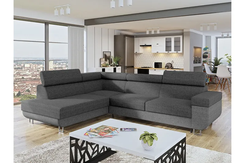 Fonti 3-sits Bäddsoffa - Grå - Möbler - Soffa - Bäddsoffa