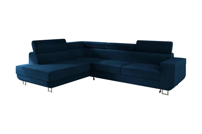 Fonti 3-sits Bäddsoffa Höger - Blå - Möbler - Soffa - Bäddsoffa