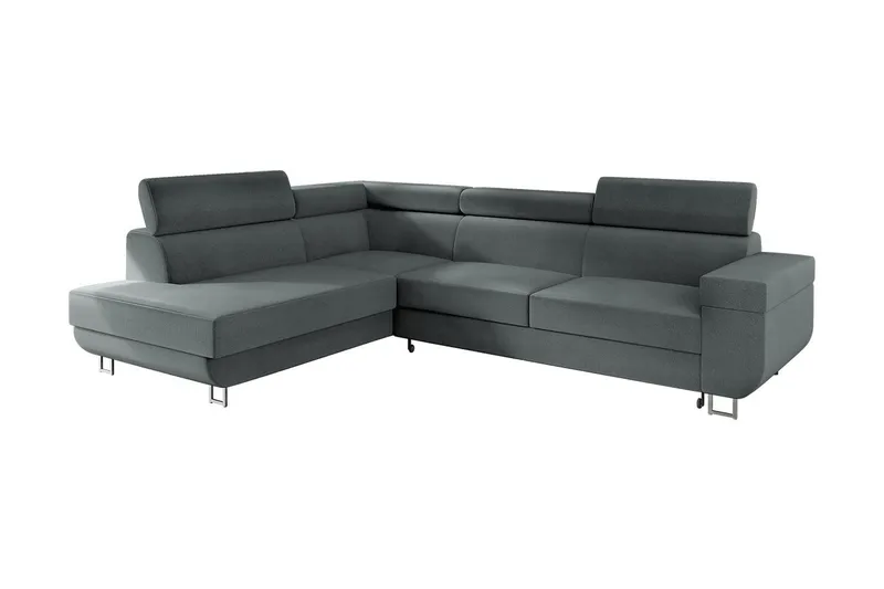 Fonti 3-sits Bäddsoffa Höger - Grå - Möbler - Soffa - Bäddsoffa