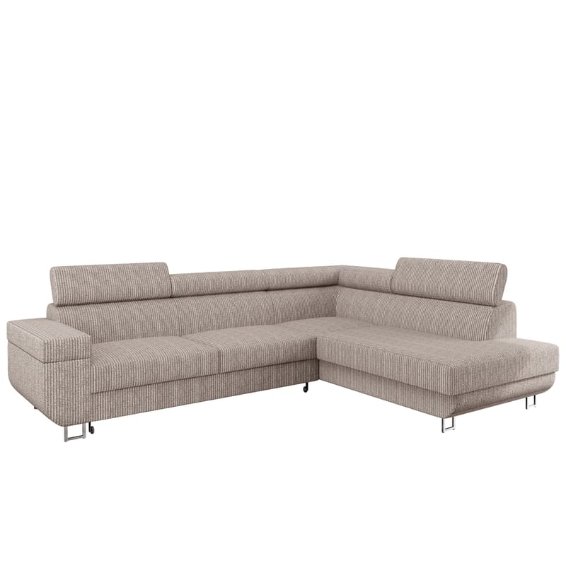 Fonti 3-sits Bäddsoffa med schäslong och förvaring