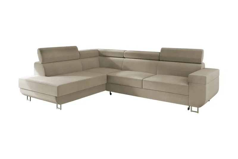 Fonti 3-sits Bäddsoffa Vänster, Beige