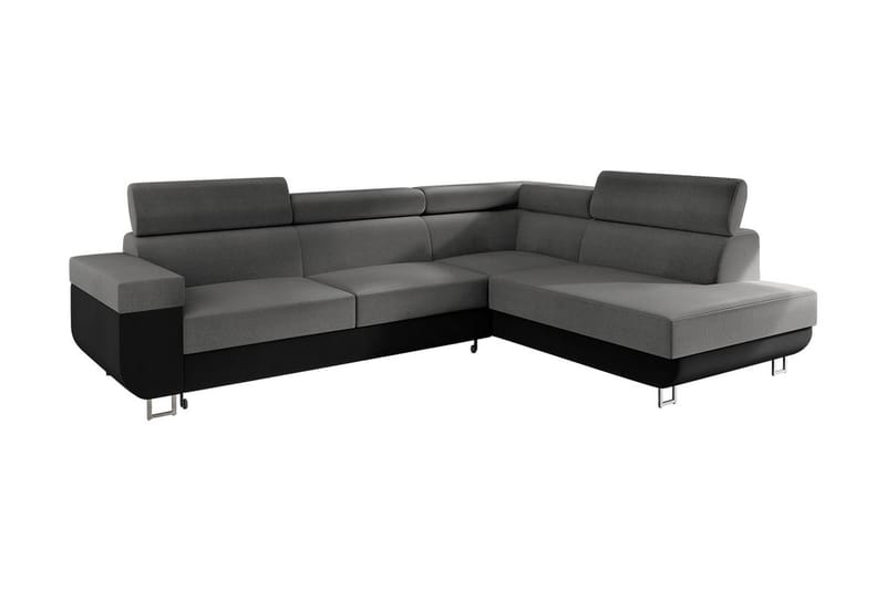 Fonti 3-sits Bäddsoffa Vänster - Grå - Möbler - Soffa - Bäddsoffa