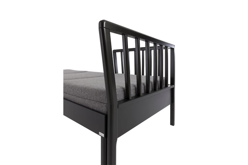 Franz Bäddsoffa Ram 200 cm Svart - Möbler - Soffa - Bäddsoffa