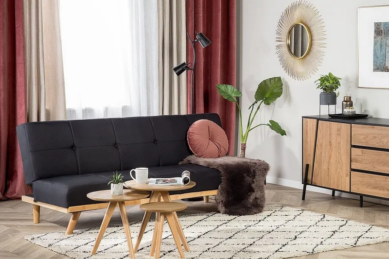 Froya Bäddsoffa 183 cm - Svart - Möbler - Soffa - Bäddsoffa