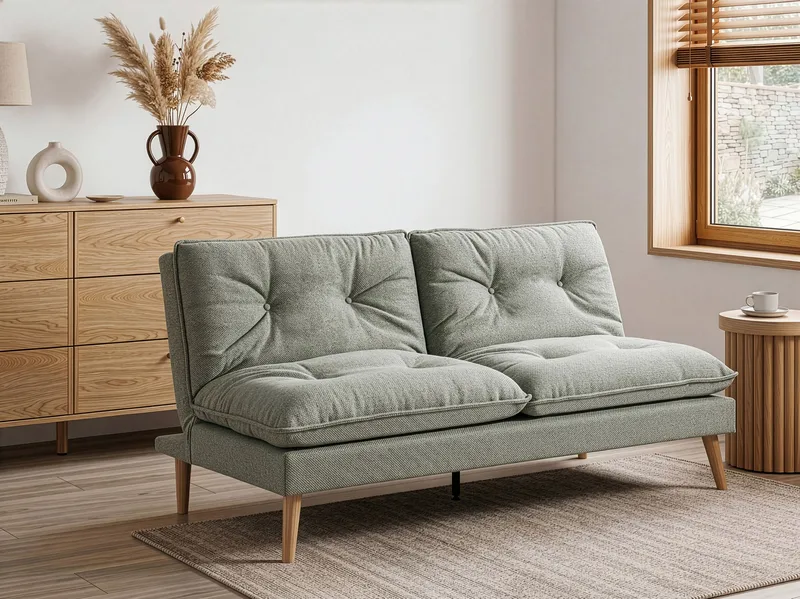 3-sits soffa Yila - Grön - Möbler - Soffa - Bäddsoffa - Bäddsoffa 3 sits