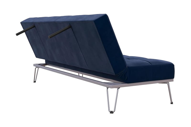 Elle Futon Sammet/Blå - Novogratz - Bäddsoffa - Futon soffa