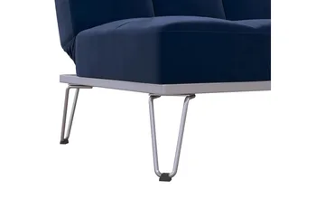 Elle Futon Sammet/Blå - Novogratz - Möbler - Soffa - Bäddsoffa - Futon - Futon soffa