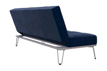 Elle Futon Sammet/Blå - Novogratz - Möbler - Soffa - Bäddsoffa - Futon - Futon soffa