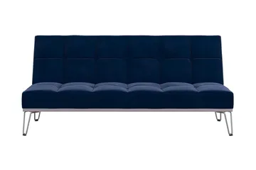 Elle Futon Sammet/Blå - Novogratz - Möbler - Soffa - Bäddsoffa - Futon - Futon soffa