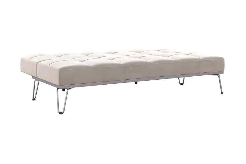 Elle Futon Sammet/Grå - Novogratz - Möbler - Soffa - Bäddsoffa - Futon - Futon soffa