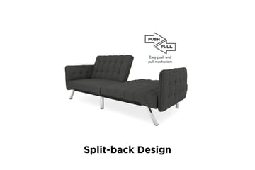 Emily Futon Linnegrå - Dorel Home - Möbler - Soffa - Bäddsoffa - Futon - Futon soffa