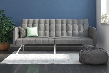 Emily Futon Linnegrå - Dorel Home - Möbler - Soffa - Bäddsoffa - Futon - Futon soffa