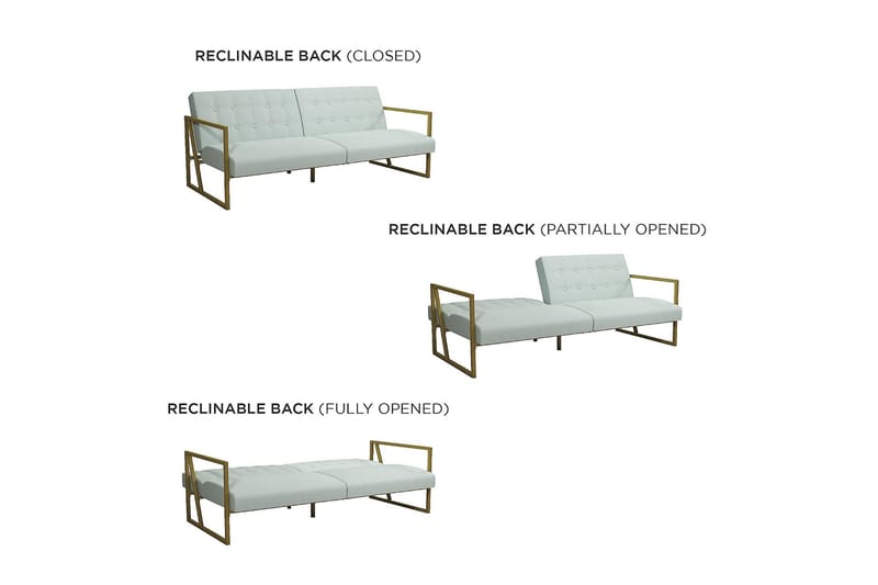 Lexington Futon Teal - Möbler - Soffa - Bäddsoffa - Futon - Futon soffa