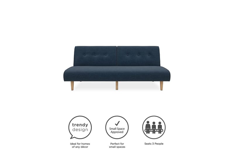 Palm Springs Futon Blå - Novogratz - Möbler - Soffa - Bäddsoffa - Futon - Futon soffa