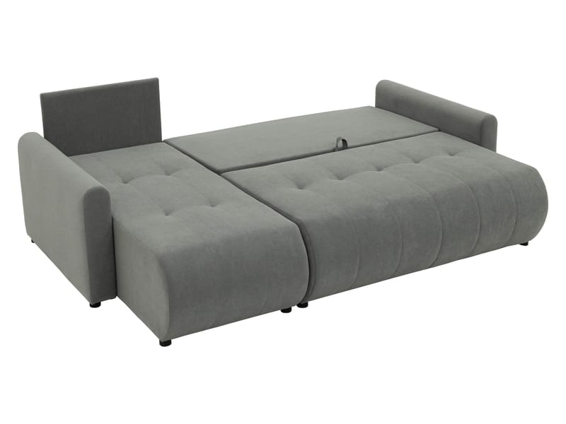 Fynrican 3-sits Bäddsoffa med divan - svart - Möbler - Soffa - Bäddsoffa