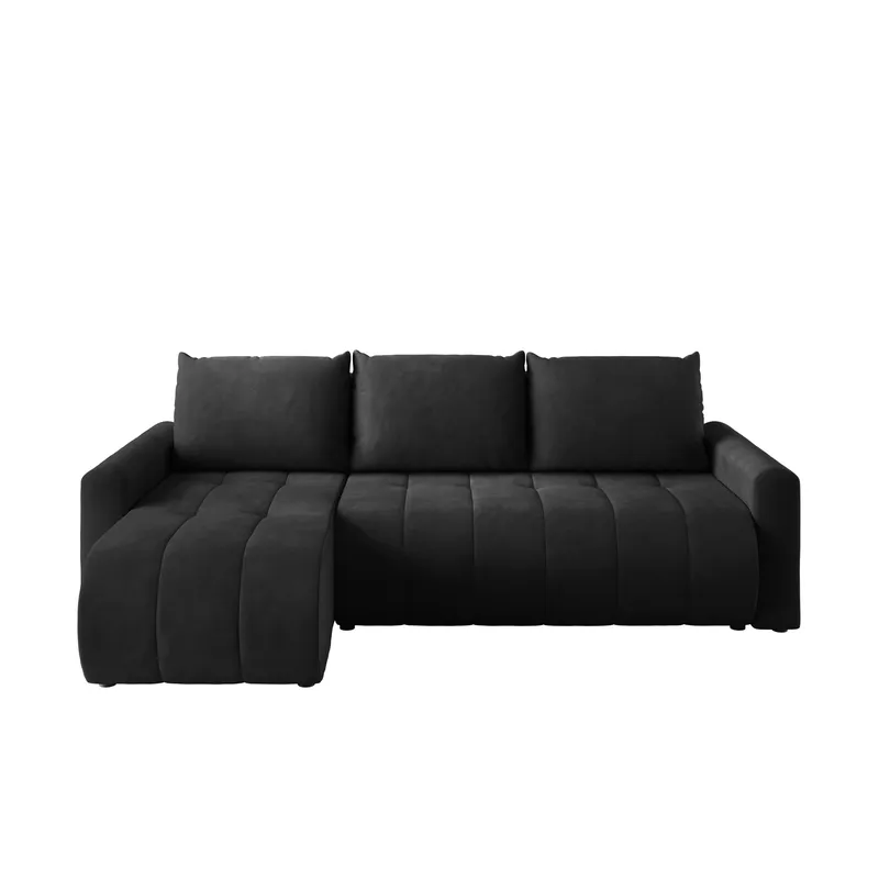 Fynrican 3-sits Bäddsoffa med divan - svart - Möbler - Soffa - Bäddsoffa