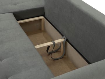 Fynrican 3-sits Bäddsoffa med divan - Polo 875 (brun) - Möbler - Soffa - Bäddsoffa