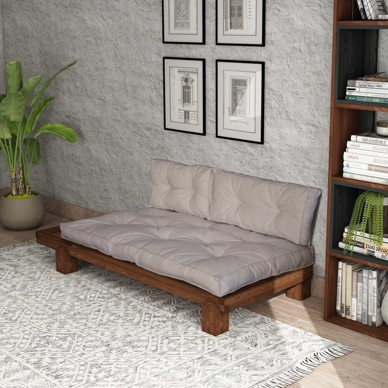 Fynros 2-sits Bäddsoffa - Beige - Möbler - Soffa - Bäddsoffa