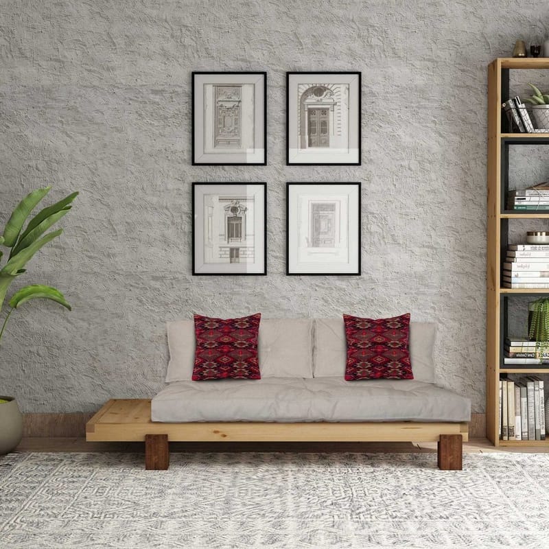 Fynros 2-sits Bäddsoffa - Beige/Natur - Möbler - Soffa - Bäddsoffa