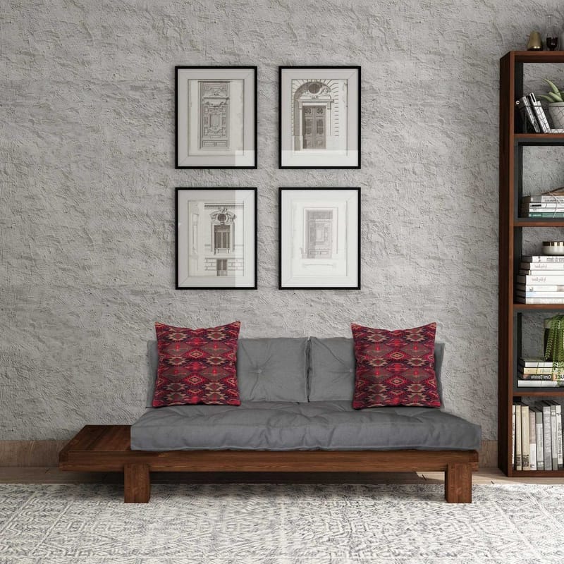 Fynros 2-sits Bäddsoffa - Grå - Möbler - Soffa - Bäddsoffa