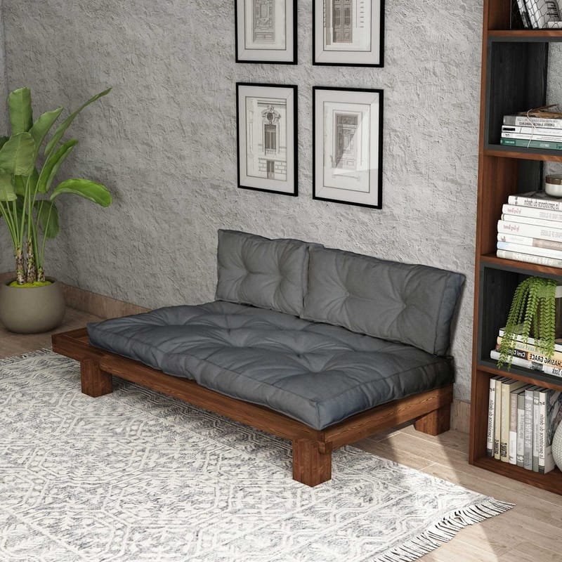 Fynros 2-sits Bäddsoffa - Grå - Möbler - Soffa - Bäddsoffa