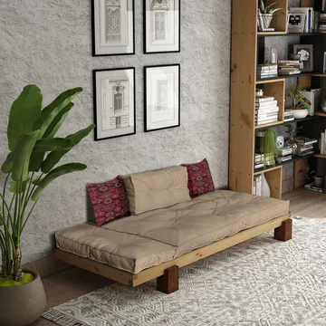 Fynros 2-sits Bäddsoffa - Natur - Möbler - Soffa - Bäddsoffa