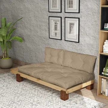 Fynros 2-sits Bäddsoffa - Natur - Möbler - Soffa - Bäddsoffa