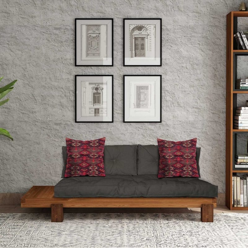 Fynros 2-sits Bäddsoffa - Natur/Antracit - Möbler - Soffa - Bäddsoffa