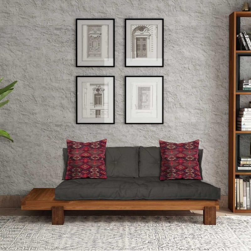 Fynros 2-sits Bäddsoffa - Natur/Antracit - Möbler - Soffa - B äddsoffa