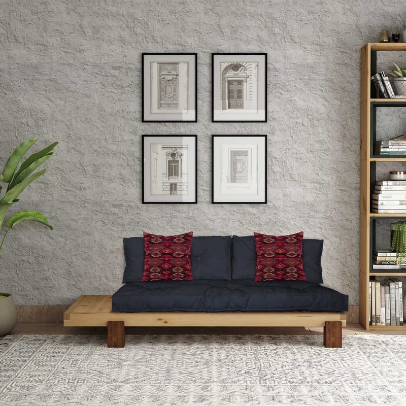 Fynros 2-sits Bäddsoffa - Natur/Antracit - Möbler - Soffa - Bäddsoffa